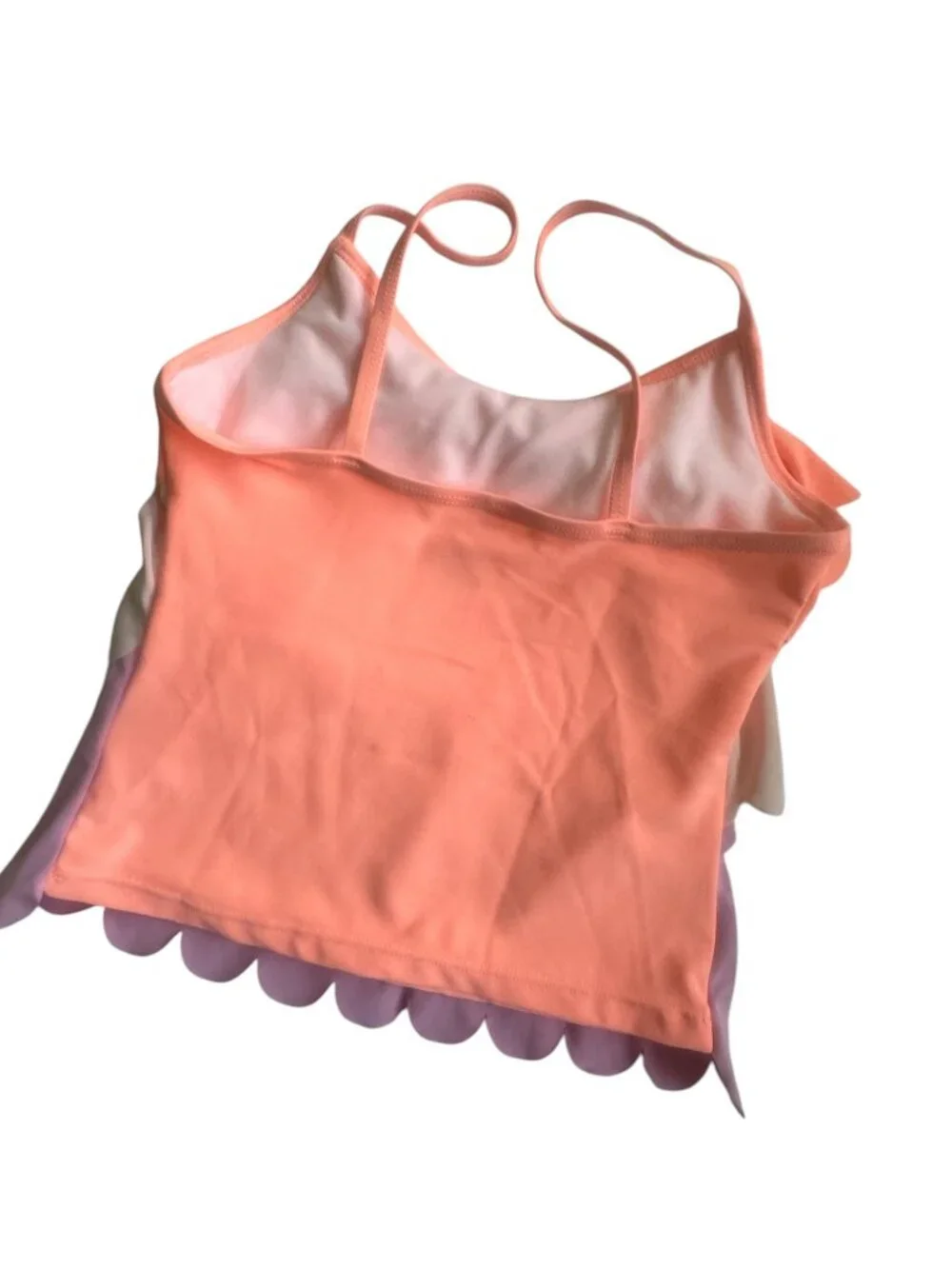 Oshkosh RUFFLE Swim Top Girl's Size 10
